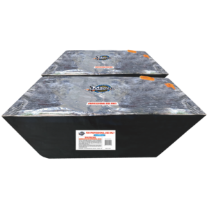 360 SHOTS THUNDER SALUTE WITH COLOR TAILS(FAN ANGLED COMPOUND PRO CAKE, 2*180 SHOTS)