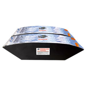 132 SHOTS WHITE STROBE WITH COLOR SMOKE(2-PIECE COMPOUND)